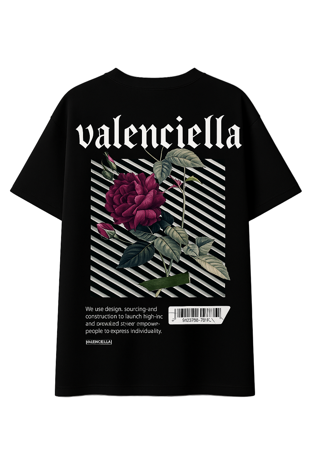 Valenciella Flower Shop Logo Tshirt Oversize
