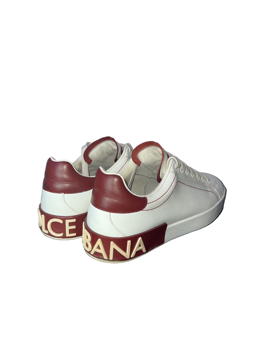 Dolce & Gabbana Portofino White/Burgundy
