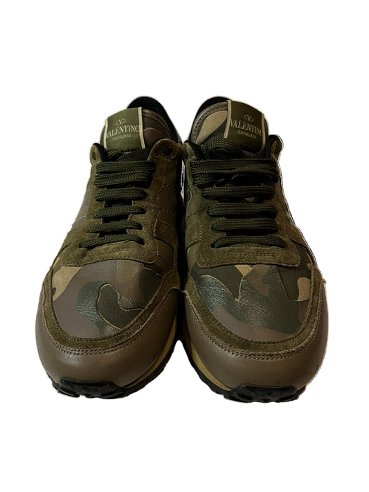 Valentino Rockrunner Camouflage Print green/yellow