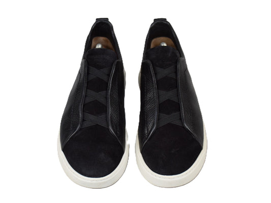 Zegna Triple Stitch Black