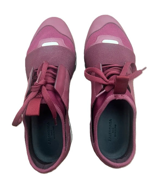 Balenciaga Race Runners Bordeaux