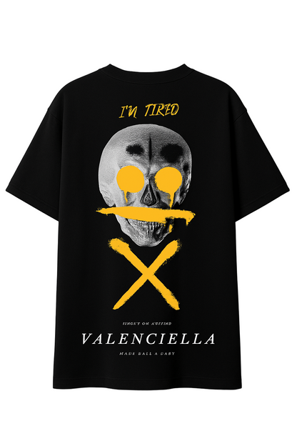 Valenciella Tired Skull Tshirt Oversize