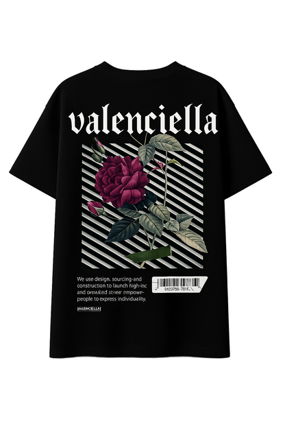Valenciella Flower Shop Logo Tshirt Oversize
