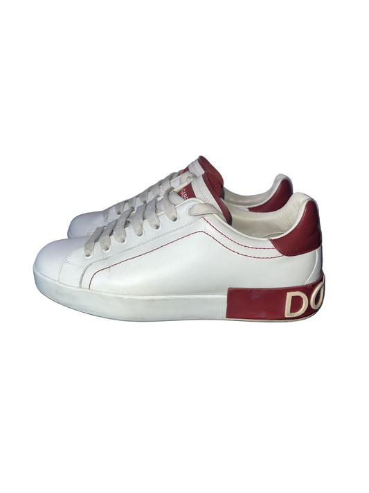 Dolce & Gabbana Portofino White/Burgundy