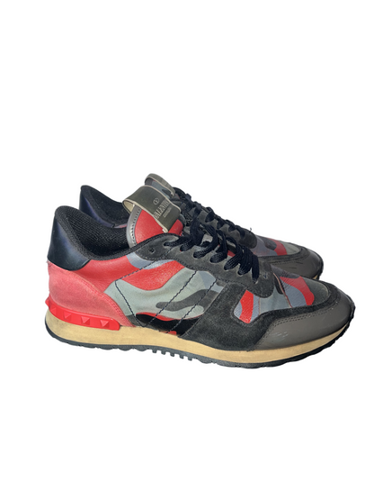 Valentino Rockrunner Camouflage Red/Black