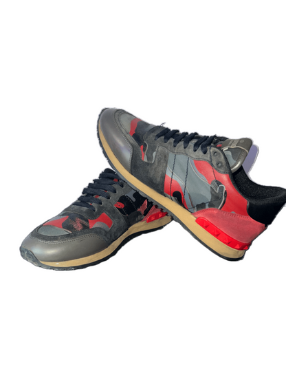 Valentino Rockrunner Camouflage Red/Black