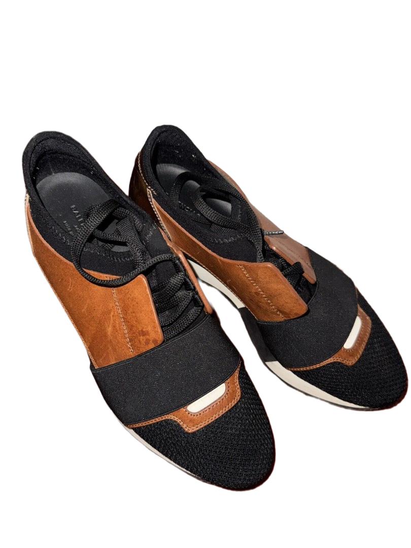 Balenciaga Trainers Race Black & Brown