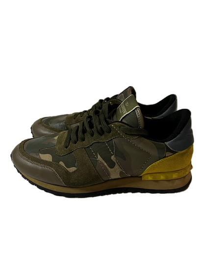 Valentino Rockrunner Camouflage Print green/yellow