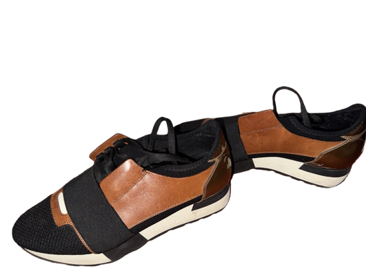 Balenciaga Trainers Race Black & Brown