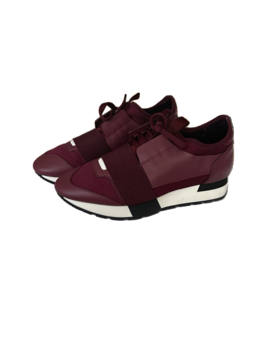Balenciaga Race Runners Bordeaux
