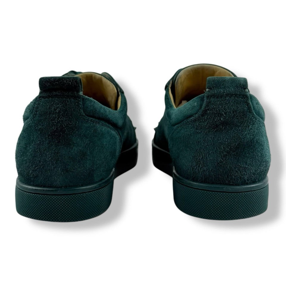 Christian Louboutin Green Louis Junior Spikes